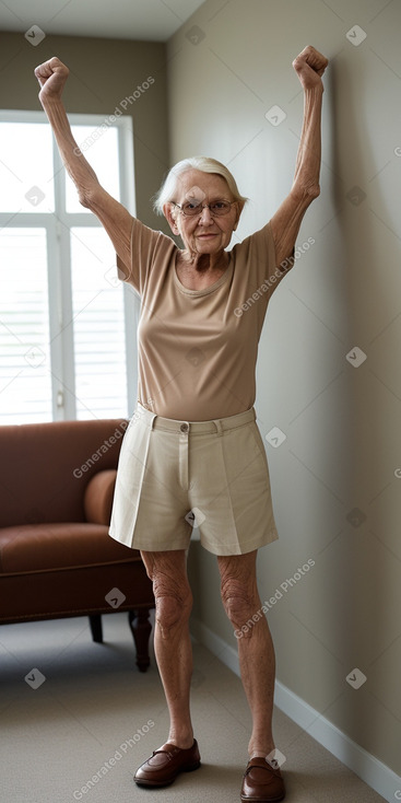 Elderly female with  blonde hair