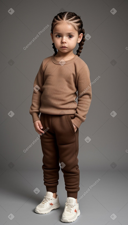 Costa rican infant boy with  brown hair