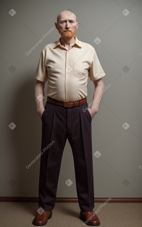 Ukrainian elderly male with  ginger hair