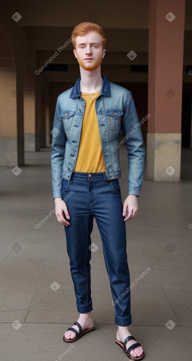 Georgian young adult male with  ginger hair