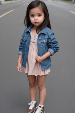 Filipino infant girl with  brown hair