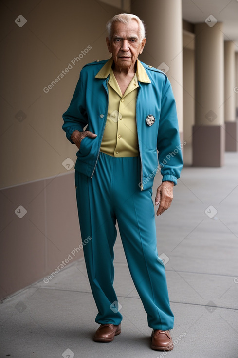 Venezuelan elderly male with  blonde hair