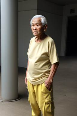 Filipino elderly male with  gray hair