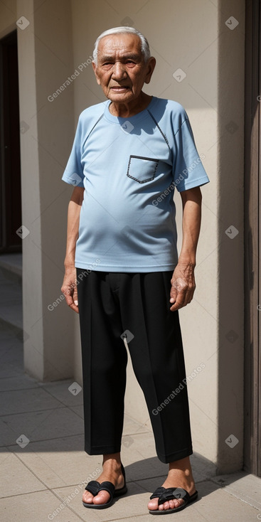 Uzbek elderly male with  black hair