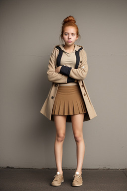 Bolivian teenager girl with  ginger hair