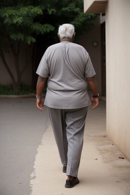 Malian elderly male with  gray hair