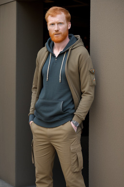 Spanish adult male with  ginger hair