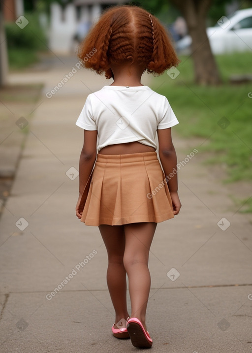 Ethiopian infant girl with  ginger hair