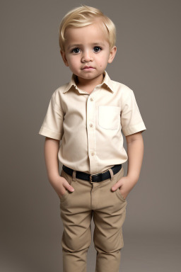 Libyan infant boy with  blonde hair