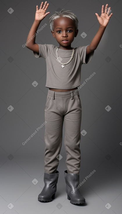 Senegalese infant boy with  gray hair