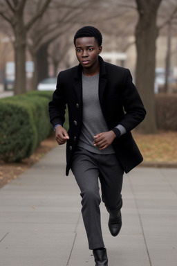 Zimbabwean young adult male with  black hair