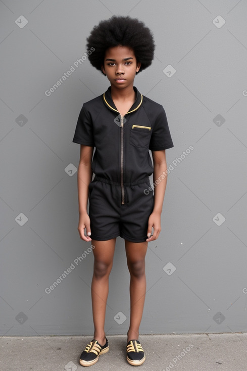 African american teenager boy 