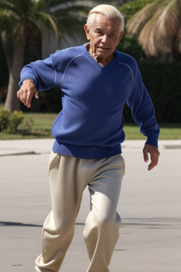 Cuban elderly male with  blonde hair