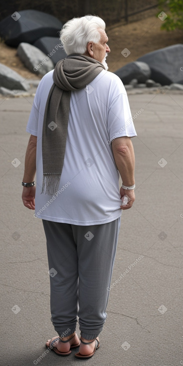 Lithuanian elderly male with  white hair