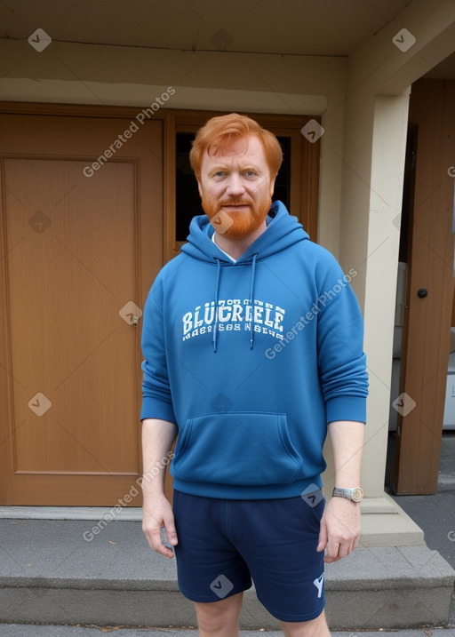 Georgian middle-aged male with  ginger hair