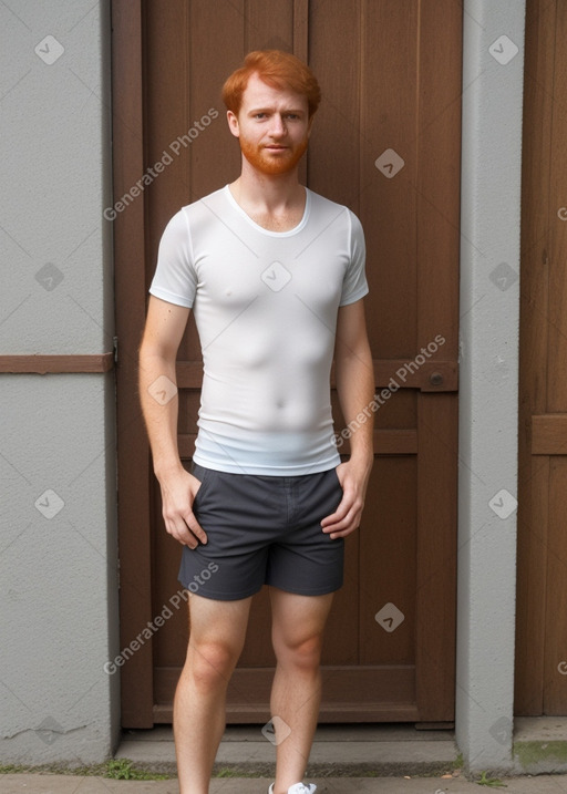 Uruguayan adult male with  ginger hair