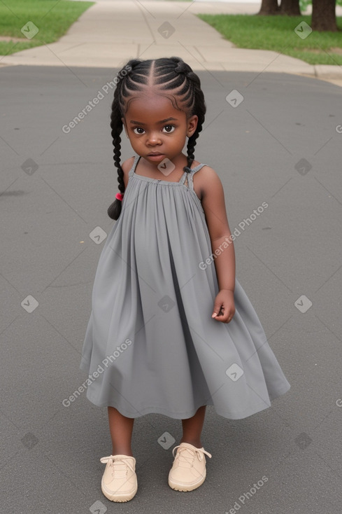 Nigerian infant girl with  gray hair