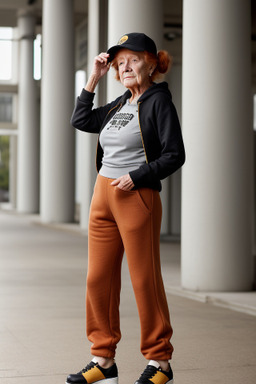 Hispanic elderly female with  ginger hair