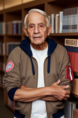 Panamanian elderly male with  brown hair