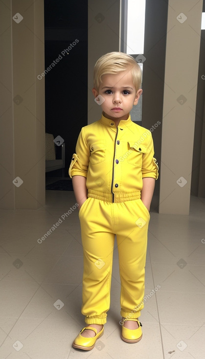 Iraqi infant boy with  blonde hair