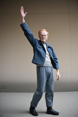 Belarusian elderly male with  ginger hair