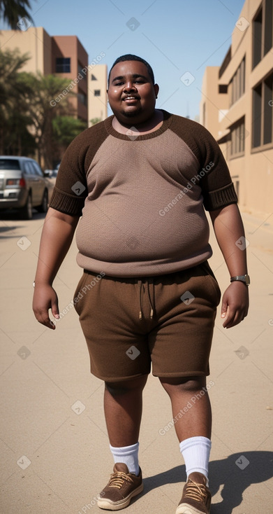 Sudanese adult male with  brown hair