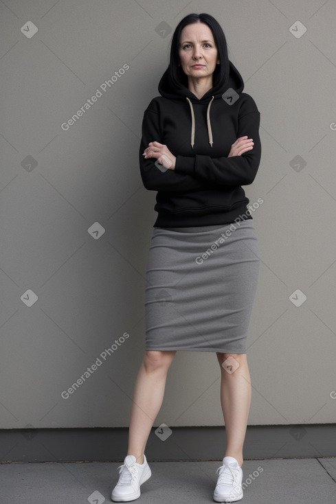 Lithuanian 45 years female with  black hair