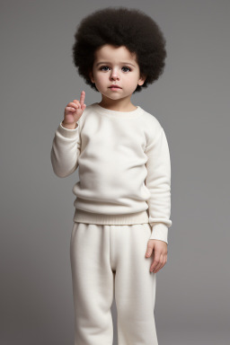 Argentine infant boy with  white hair