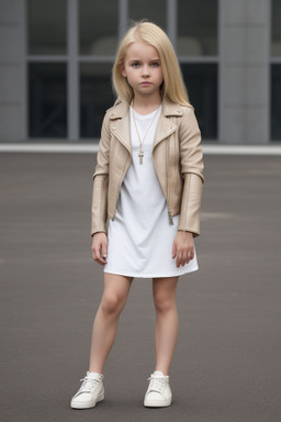 Child female with  blonde hair