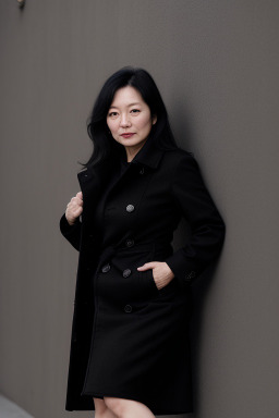 Korean 45 years female with  black hair