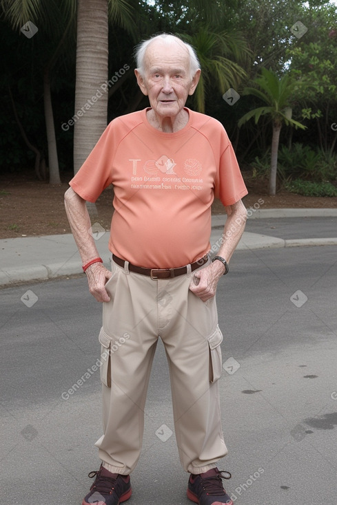 Elderly male with  brown hair