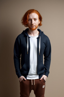 Turkish adult non-binary with  ginger hair