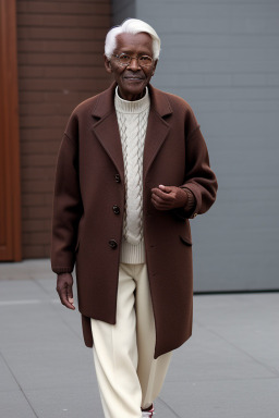 Elderly male with  white hair