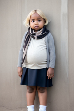 Somali infant girl with  blonde hair