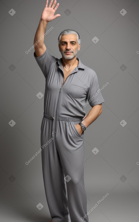 Lebanese 45 years male with  gray hair