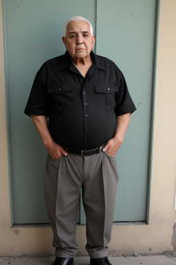 Cuban elderly male with  black hair