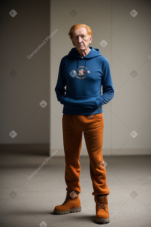 Puerto rican elderly male with  ginger hair