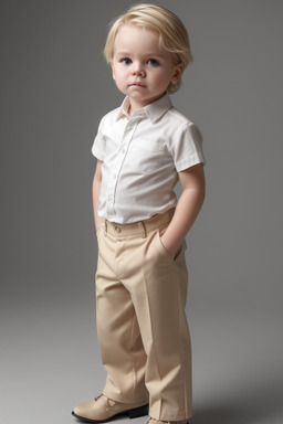 Finnish infant boy with  blonde hair