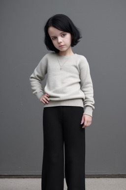 Estonian child boy with  black hair