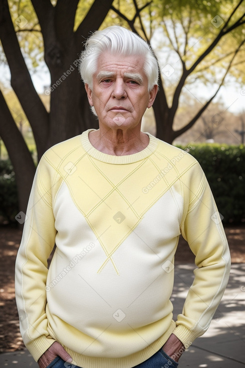 South african elderly male with  white hair