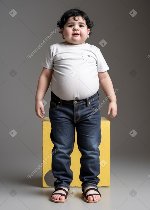 Greek infant boy with  black hair