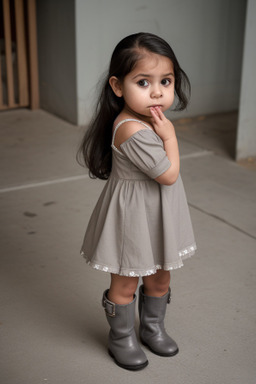 Guatemalan infant girl with  gray hair