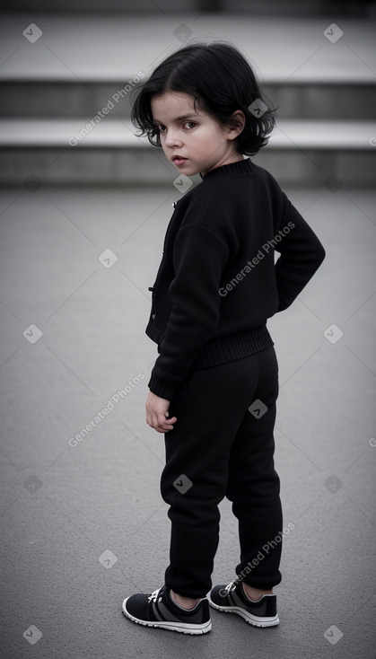 Norwegian infant boy with  black hair