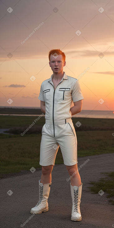 Adult male with  ginger hair