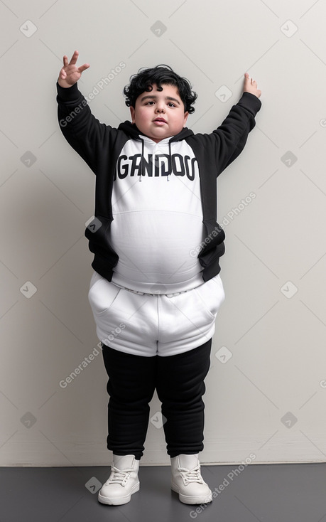 Greek child boy with  black hair