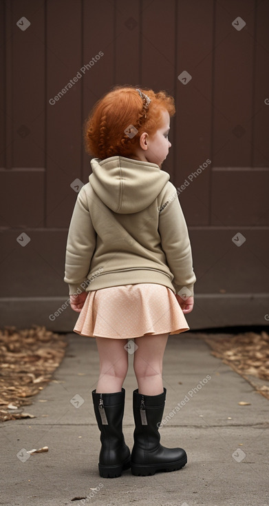 Cuban infant girl with  ginger hair