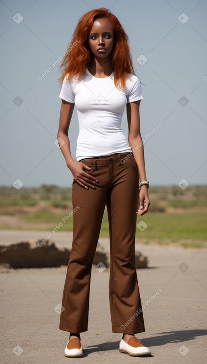 Somali adult female with  ginger hair