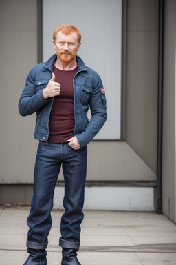 Belarusian middle-aged male with  ginger hair