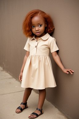 Nigerian infant girl with  ginger hair