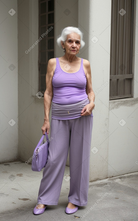 Cuban elderly female with  gray hair